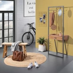 Red Living Vestiaire d’entrée Cuq I - Acacia massif / Métal - Acacia / Anthracite -Vestiaires Soldes 1000240829 210113 13411400161 MOOD DETAILS P000000001000240829 mood