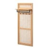 Studio Copenhagen Porte-manteau mural Canee - Cannage / Placage en bois véritable - Naturel / Chêne