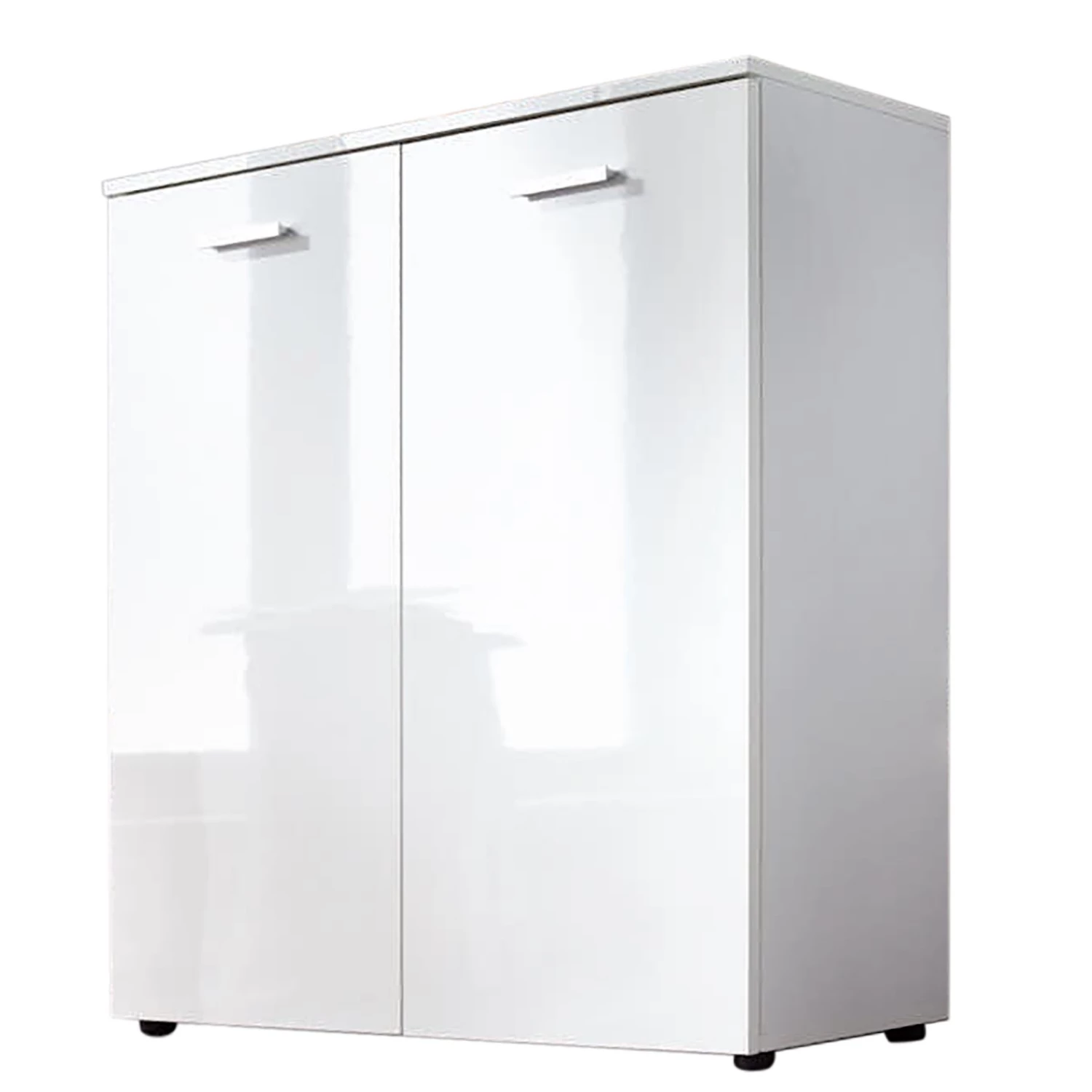 Loftscape Meuble à chaussures Moustier I - Blanc brillant 1 Loftscape Meuble à chaussures Moustier I - Blanc brillant