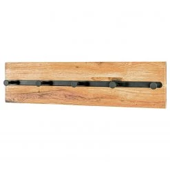 Red Living Porte-manteau Oderen II - Bois massif - Marron