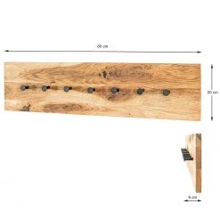 Red Living Porte-manteau Oderen I - Bois massif - Marron -Vestiaires Soldes 1000252666 210325 08115300016 SKETCH DETAILS P000000001000252666 sketch