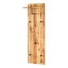 Red Living Porte-manteau mural Oderen II - Bois massif - Marron