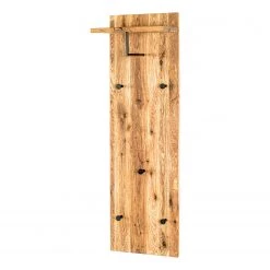 Red Living Porte-manteau mural Oderen II - Bois massif - Marron