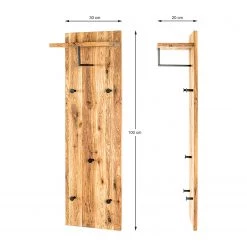 Red Living Porte-manteau mural Oderen II - Bois massif - Marron -Vestiaires Soldes 1000252678 210325 08130000056 SKETCH DETAILS P000000001000252678 sketch