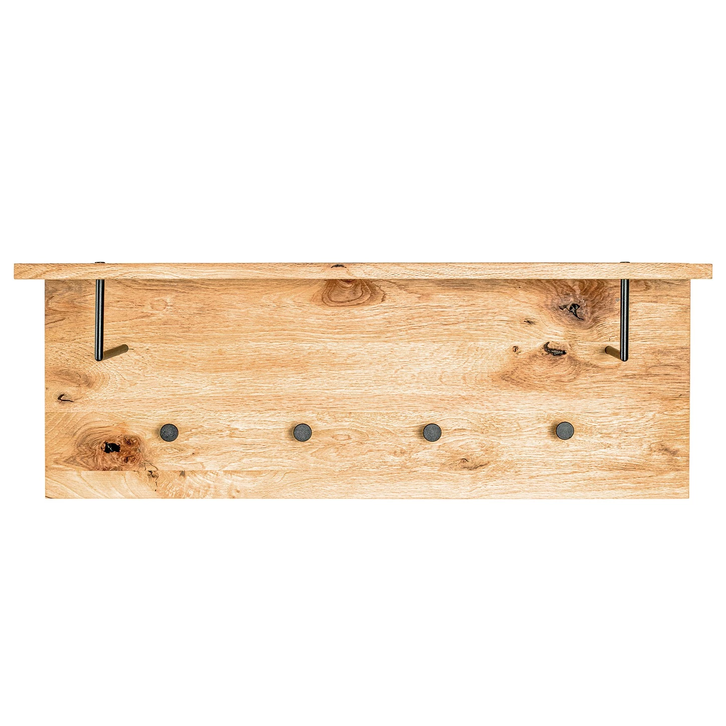 Red Living Porte-manteau mural Oderen - Bois massif - Marron 4 Red Living Porte-manteau mural Oderen - Bois massif - Marron – Image 4