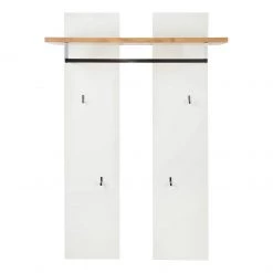 Fredriks Porte-manteau mural Namona - Imitation chêne / Blanc 12 Fredriks Porte-manteau mural Namona - Imitation chêne / Blanc -Vestiaires Soldes 1000255066 220803 030 DETAILS P000000001000255066