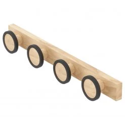 Umbra Porte-manteau Hub - Hévéa massif - Beige