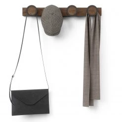 Umbra Porte-manteau Hub - Hévéa massif - Marron foncé -Vestiaires Soldes 1000255866 210407 13394400107 MOOD DETAILS P000000001000255866 mood