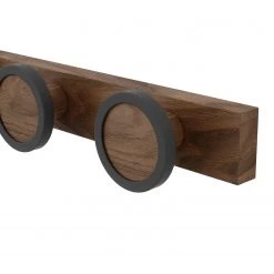 Umbra Porte-manteau Hub - Hévéa massif - Marron foncé -Vestiaires Soldes 1000255866 210407 13395400113 DETAILS P000000001000255866