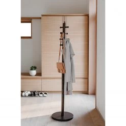 Umbra Porte-manteau Pillar - Partiellement en hévéa massif - Marron / Noir -Vestiaires Soldes 1000255877 210407 13420700207 MOOD DETAILS P000000001000255877 mood