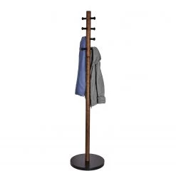 Umbra Porte-manteau Pillar - Partiellement en hévéa massif - Marron / Noir -Vestiaires Soldes 1000255877 210407 13420900208 DETAILS P000000001000255877