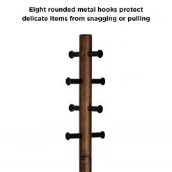 Umbra Porte-manteau Pillar - Partiellement en hévéa massif - Marron / Noir -Vestiaires Soldes 1000255877 210407 13421500213 DETAILS P000000001000255877