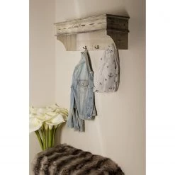 Ridgevalley Porte-manteau mural EL Fener - Paulownia massif - Beige / Noir -Vestiaires Soldes 1000257199 210430 13003700075 MOOD DETAILS P000000001000257199 mood