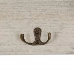 Ridgevalley Porte-manteau mural EL Fener - Paulownia massif - Beige / Noir -Vestiaires Soldes 1000257199 210430 13004100078 DETAILS P000000001000257199