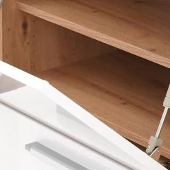 Maja Möbel Meuble à chaussures Vendo II - Blanc brillant / Imitation chêne à nœuds 10 Maja Möbel Meuble à chaussures Vendo II - Blanc brillant / Imitation chêne à nœuds -Vestiaires Soldes 1000257964 210629 06412200067 DETAILS P000000001000257964