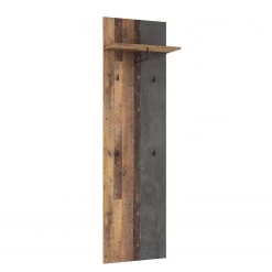Loftscape Porte-manteau mural Leisi - Imitation bois ancien