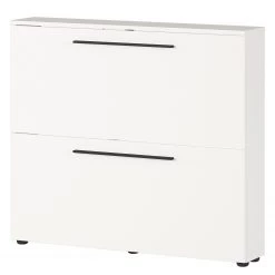 Germania Meuble à chaussures Utah I - Blanc - Largeur : 100 cm