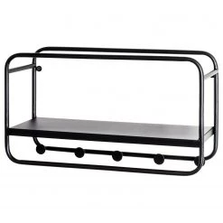 Loftscape Porte-manteau mural Botto - Métal - Noir