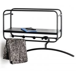 Loftscape Porte-manteau mural Botto - Métal - Noir -Vestiaires Soldes 1000267360 210518 16033100020 DETAILS P000000001000267360