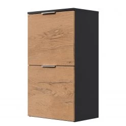 Posseik Meuble à chaussures Asker I - Imitation chêne Artisan / Anthracite