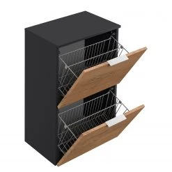 Posseik Meuble à chaussures Asker I - Imitation chêne Artisan / Anthracite -Vestiaires Soldes 1000272550 210614 06034700023 DETAILS P000000001000272550