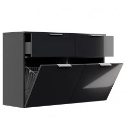 Posseik Meuble à chaussures Asker II - Anthracite brillant -Vestiaires Soldes 1000272564 210614 06035100092 DETAILS P000000001000272564