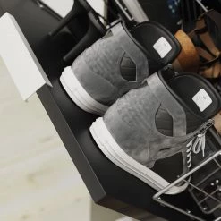 Posseik Meuble à chaussures Asker II - Anthracite brillant -Vestiaires Soldes 1000272564 210614 06035100096 DETAILS P000000001000272564