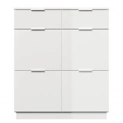 Posseik Meuble à chaussures Asker IV - Blanc brillant 14 Posseik Meuble à chaussures Asker IV - Blanc brillant -Vestiaires Soldes 1000272578 210614 06040700188 DETAILS P000000001000272578