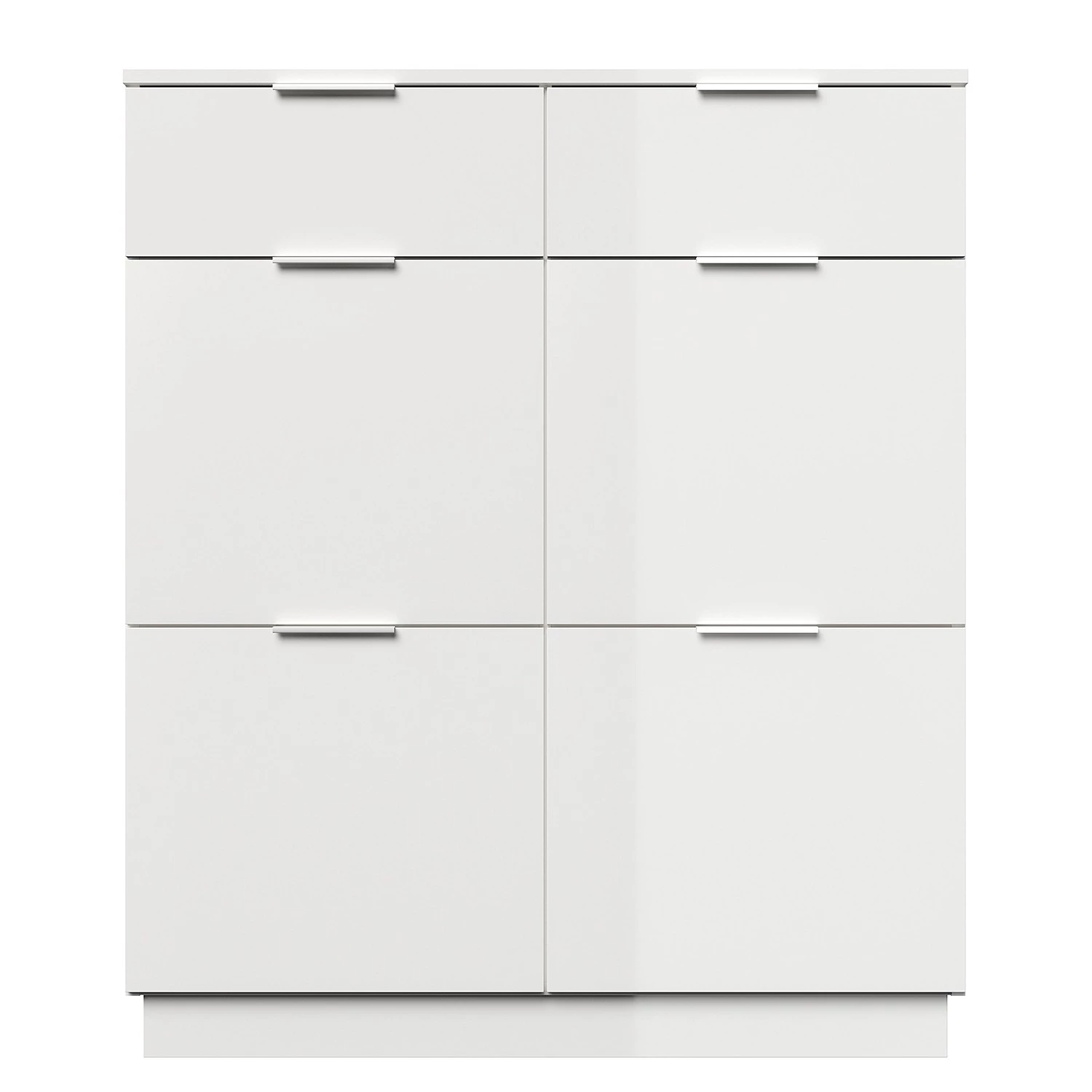 Posseik Meuble à chaussures Asker IV - Blanc brillant 5 Posseik Meuble à chaussures Asker IV - Blanc brillant – Image 5