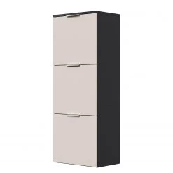 Posseik Meuble à chaussures Asker V - Crème / Anthracite