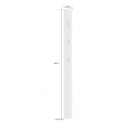 Posseik Porte-manteau mural Elite I - Blanc brillant -Vestiaires Soldes 1000272775 210614 14251200101 SKETCH DETAILS P000000001000272775 sketch