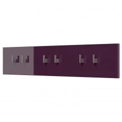 Posseik Porte-manteau mural Elite I - Mûre brillant