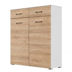 Posseik Meuble à chaussures Elite I - Imitation chêne - Largeur : 105 cm