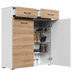 Posseik Meuble à chaussures Elite I - Imitation chêne - Largeur : 105 cm -Vestiaires Soldes 1000272822 210614 14302200377 DETAILS P000000001000272822