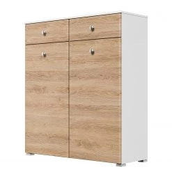 Posseik Meuble à chaussures Charme II - Imitation chêne - Largeur : 105 cm