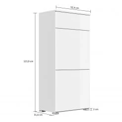Posseik Meuble à chaussures Elite III - Mûre brillant - Hauteur : 114 cm -Vestiaires Soldes 1000272880 210614 14320300573 SKETCH DETAILS P000000001000272880 sketch