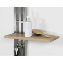 Loftscape Porte-manteau mural Palacio III - Métal / Chêne massif - Argenté / Chêne 7 Loftscape Porte-manteau mural Palacio III - Métal / Chêne massif - Argenté / Chêne -Vestiaires Soldes 1000274254 210713 12511700026 DETAILS P000000001000274254