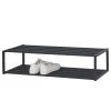 Loftscape Étagère à chaussures Salo - Métal - Noir - Largeur : 78 cm