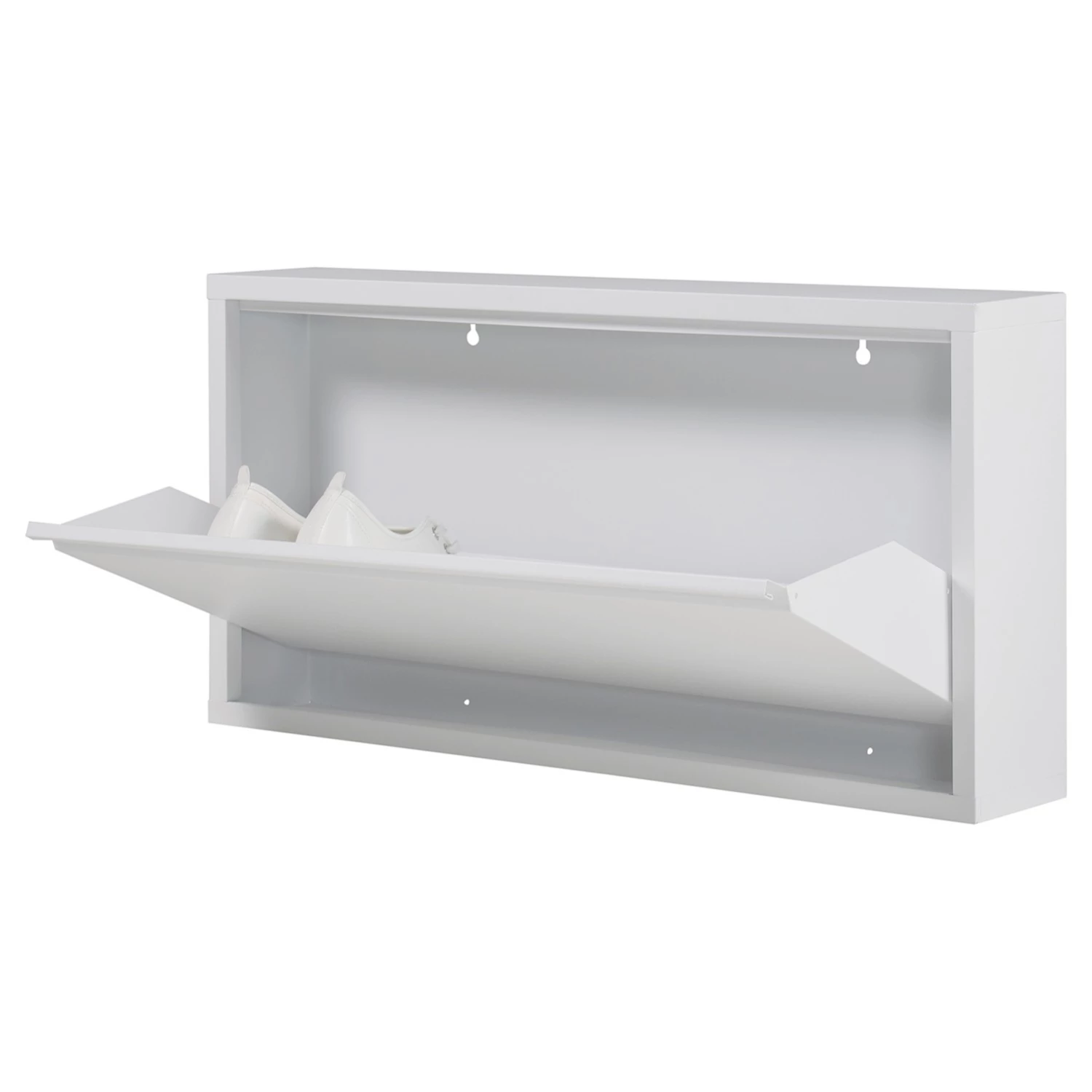 Loftscape Meuble à chaussures Meelin I - Métal - Blanc 4 Loftscape Meuble à chaussures Meelin I - Métal - Blanc – Image 4