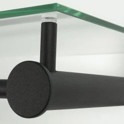 Loftscape Porte-manteau mural Sunol III - Verre / Métal - Noir -Vestiaires Soldes 1000274265 210713 12511900069 DETAILS P000000001000274265