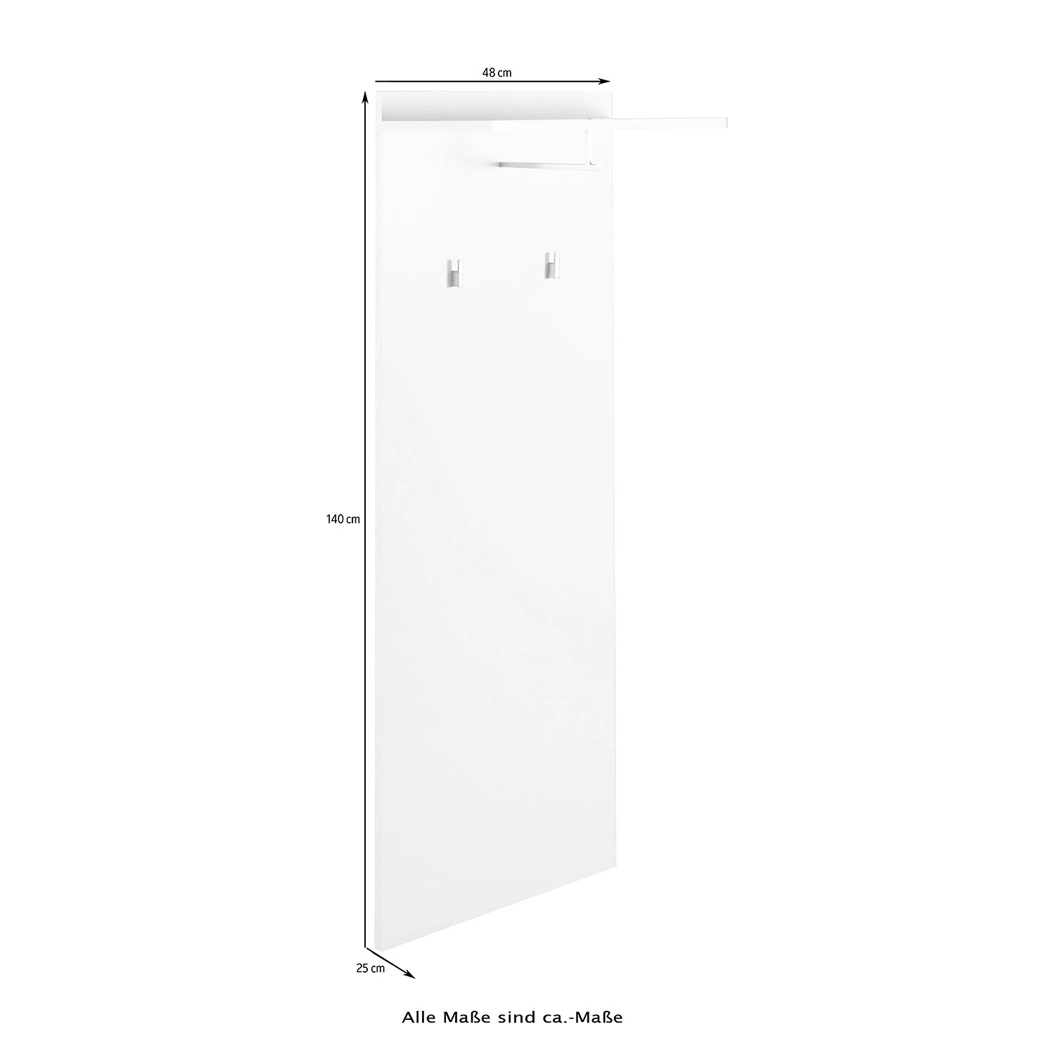 Fredriks Porte-manteau mural Chippewa - Imitation chêne Artisan 7 Fredriks Porte-manteau mural Chippewa - Imitation chêne Artisan – Image 7