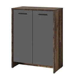 Fredriks Meuble à chaussures Edgeworth - Imitation bois ancien / Anthracite