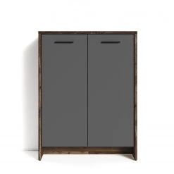 Fredriks Meuble à chaussures Edgeworth - Imitation bois ancien / Anthracite -Vestiaires Soldes 1000283840 210805 14243700124 DETAILS P000000001000283840