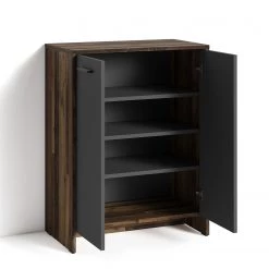 Fredriks Meuble à chaussures Edgeworth - Imitation bois ancien / Anthracite -Vestiaires Soldes 1000283840 210805 14243700125 DETAILS P000000001000283840