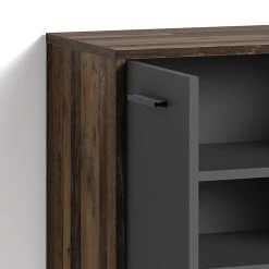 Fredriks Meuble à chaussures Edgeworth - Imitation bois ancien / Anthracite -Vestiaires Soldes 1000283840 210805 14243700126 DETAILS P000000001000283840