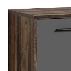 Fredriks Meuble à chaussures Edgeworth - Imitation bois ancien / Anthracite -Vestiaires Soldes 1000283840 210805 14243700127 DETAILS P000000001000283840