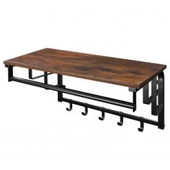 Red Living Porte-manteau mural Montevallo II - Marron