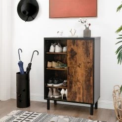 Red Living Meuble à chaussures Mocksville - Marron / Noir -Vestiaires Soldes 1000283961 210813 06355100184 MOOD DETAILS P000000001000283961 mood