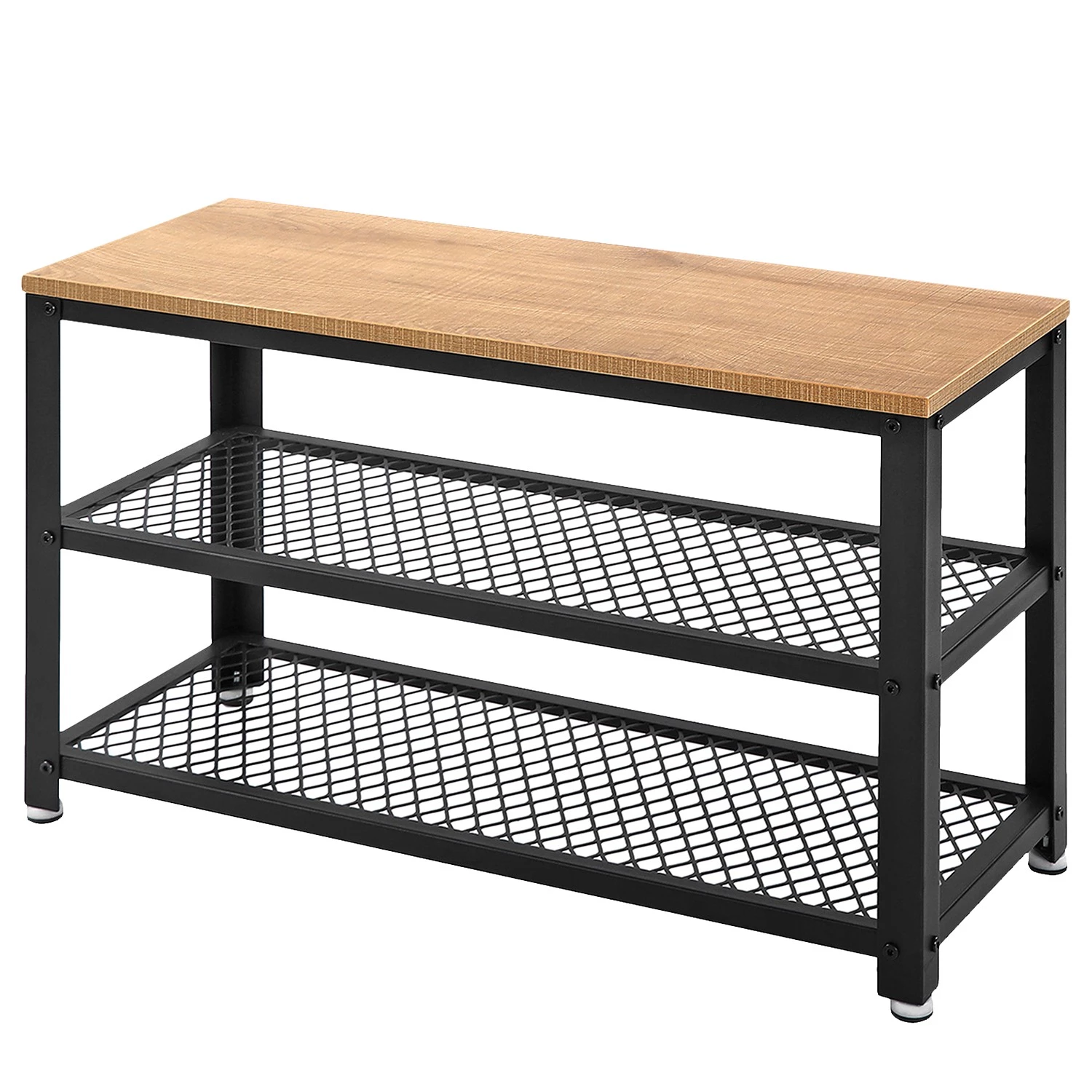 Red Living Étagère à chaussures Copake I - Marron clair / Noir 1 Red Living Étagère à chaussures Copake I - Marron clair / Noir