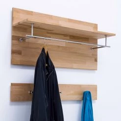 Ars Natura Porte-manteaux mural Majona (2 éléments) - Duramen de hêtre -Vestiaires Soldes 1000285864 210818 11152200023 DETAILS P000000001000285864